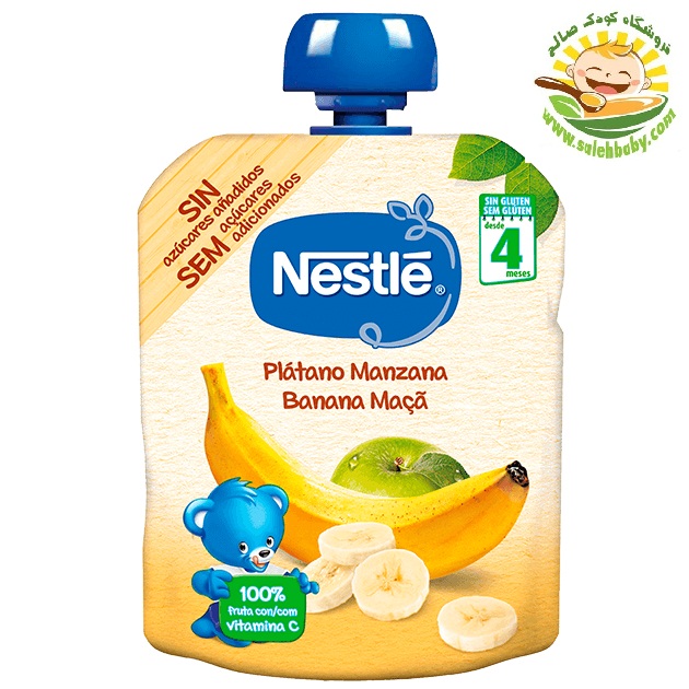 پوره ساندیسی سیب و موز نستله NESTLÉ